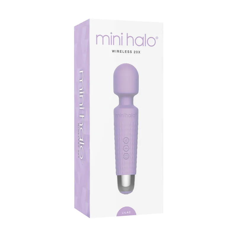 Mini Halo Wireless Wand 20X Silicone Liliac