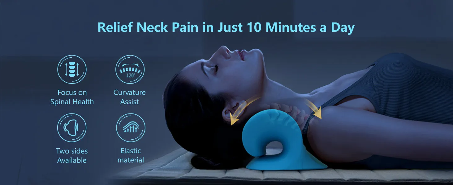 Neck & Shoulder Pillow For Spine Alignment & Pain Relief