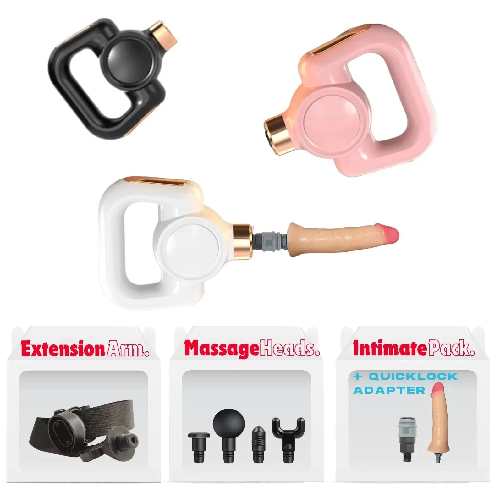 New Scarborough-S Sex Massager Machine Black