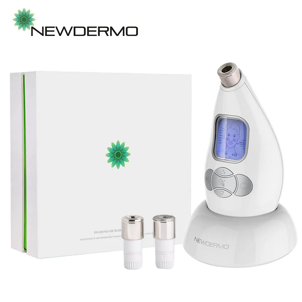 NEWDERMO Diamond Microdermabrasion Peel Machine Vacuum Suction Spa Tool Bright & Clear Skin Care Beauty Tool