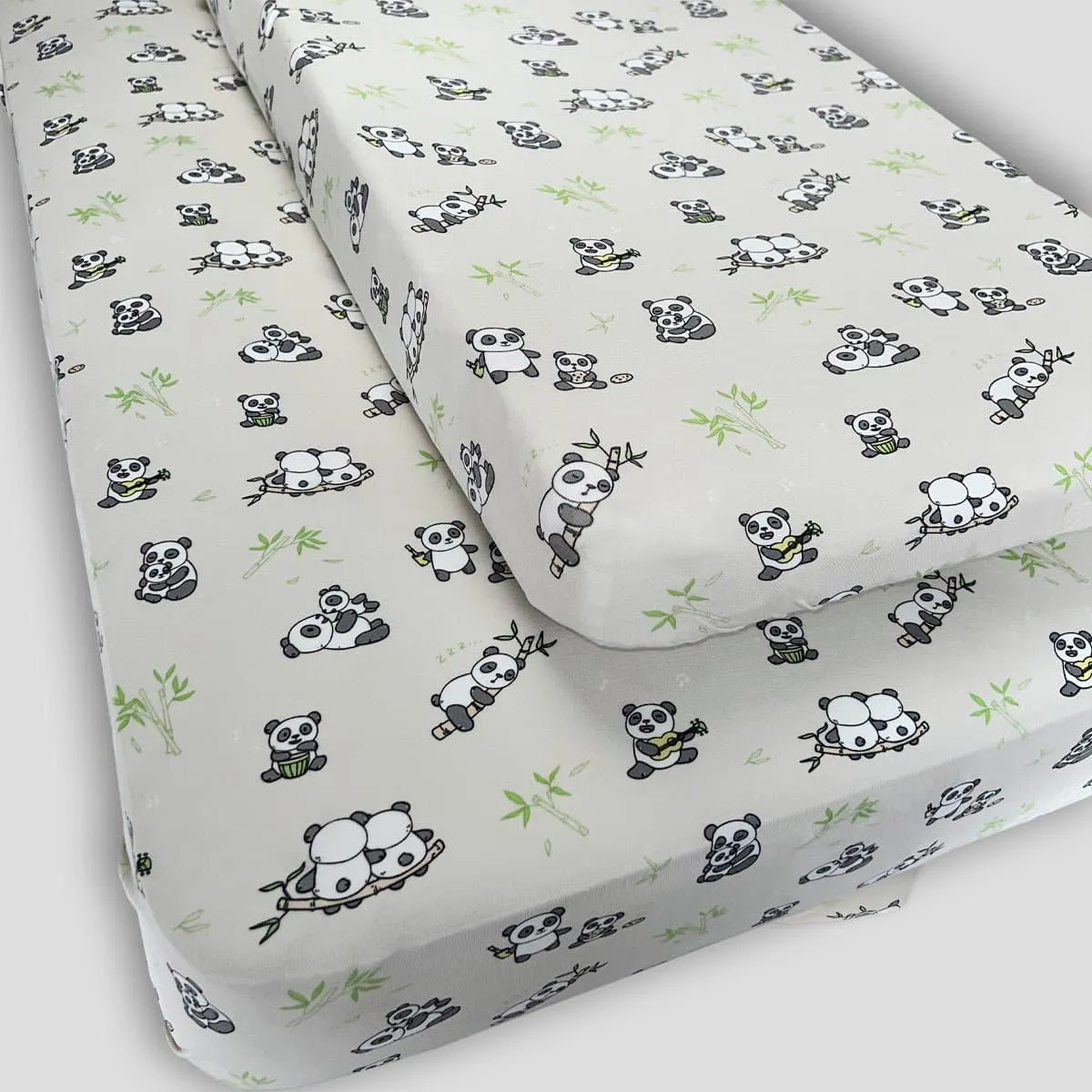 Panda Bamboo Crib Sheet