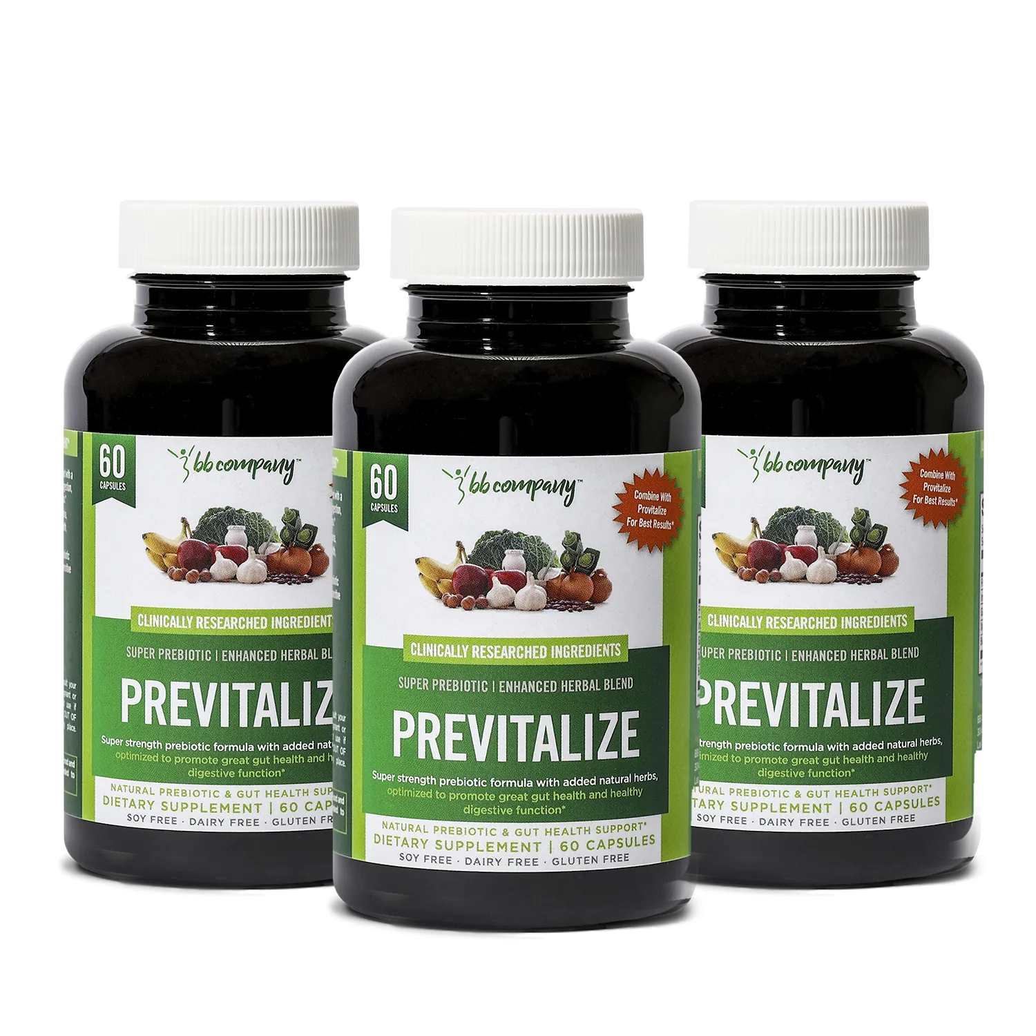 Previtalize 3 Bottles | Best Natural Weight Loss Super Prebiotic