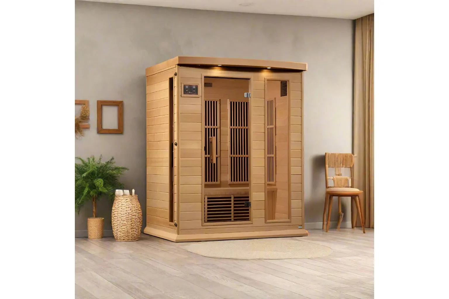 Pro 6 3-Person Near Zero EMF Far Infrared Sauna