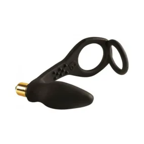 RO-Zen Black C Ring W/Vibrating Prostrate Probe