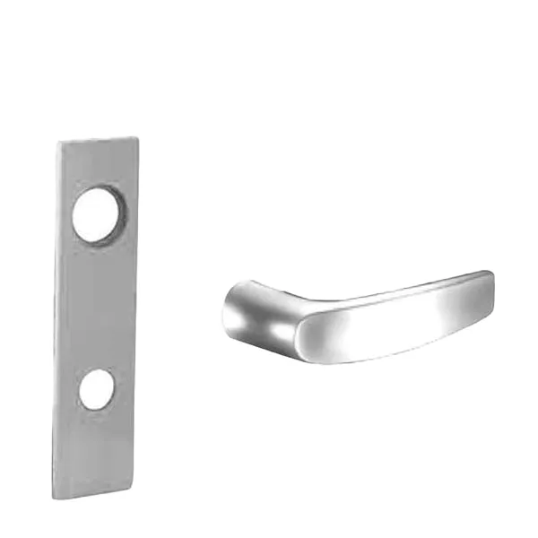 Sargent - 8200 Series - Line Lever Mortise Locks - LW1 Escutcheon B Lever - Satin Chrome - Grade 1