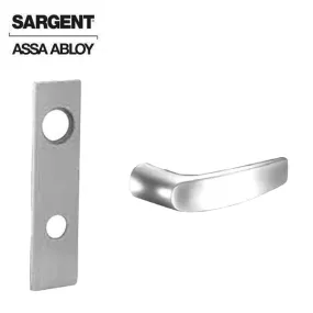 Sargent - 8200 Series - Line Lever Mortise Locks - LW1 Escutcheon B Lever - Satin Chrome - Grade 1