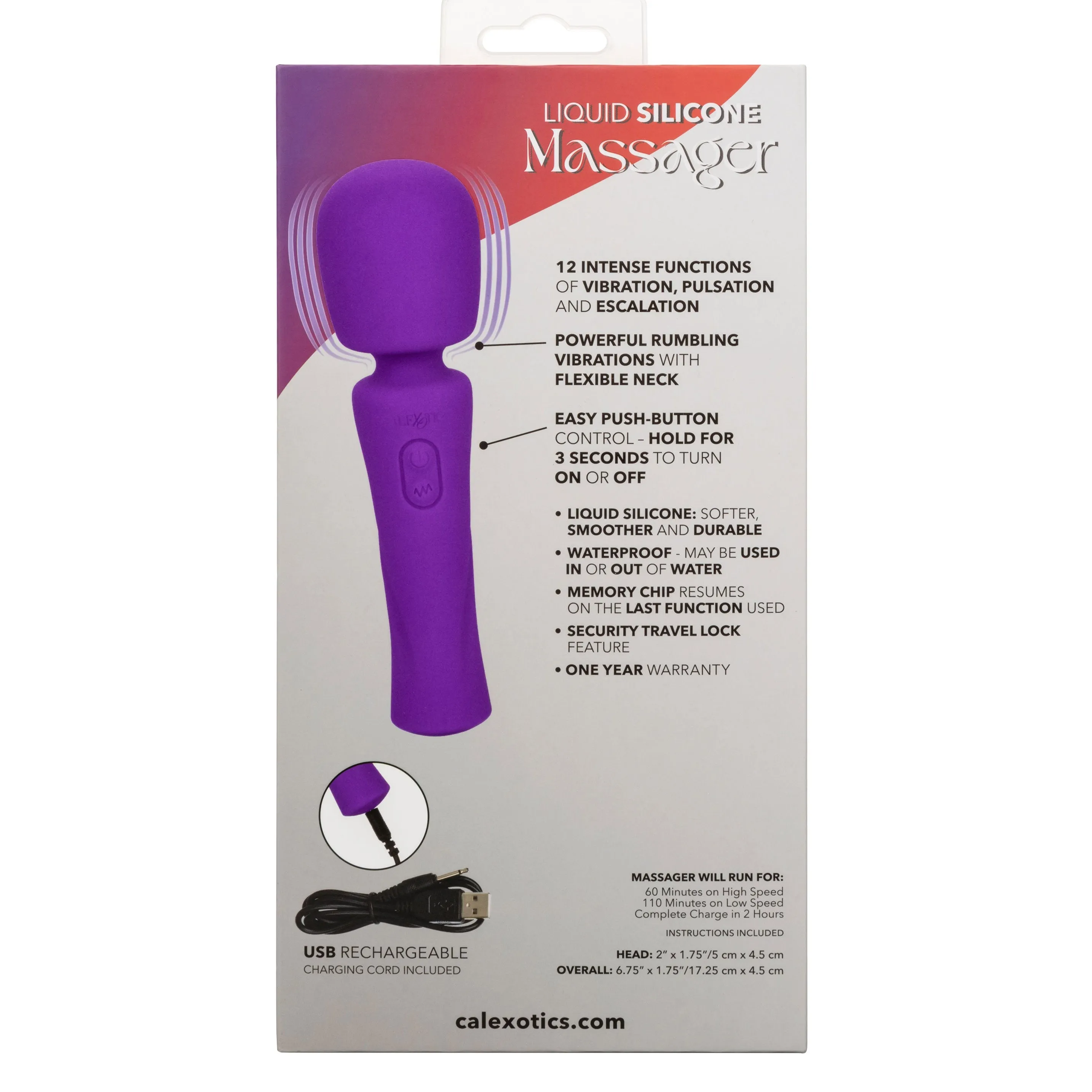 Stella Liquid Silicone Massager - Purple