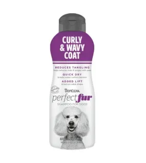 TropiClean PerfectFur Curly & Wavy Coat Shampoo For Dogs