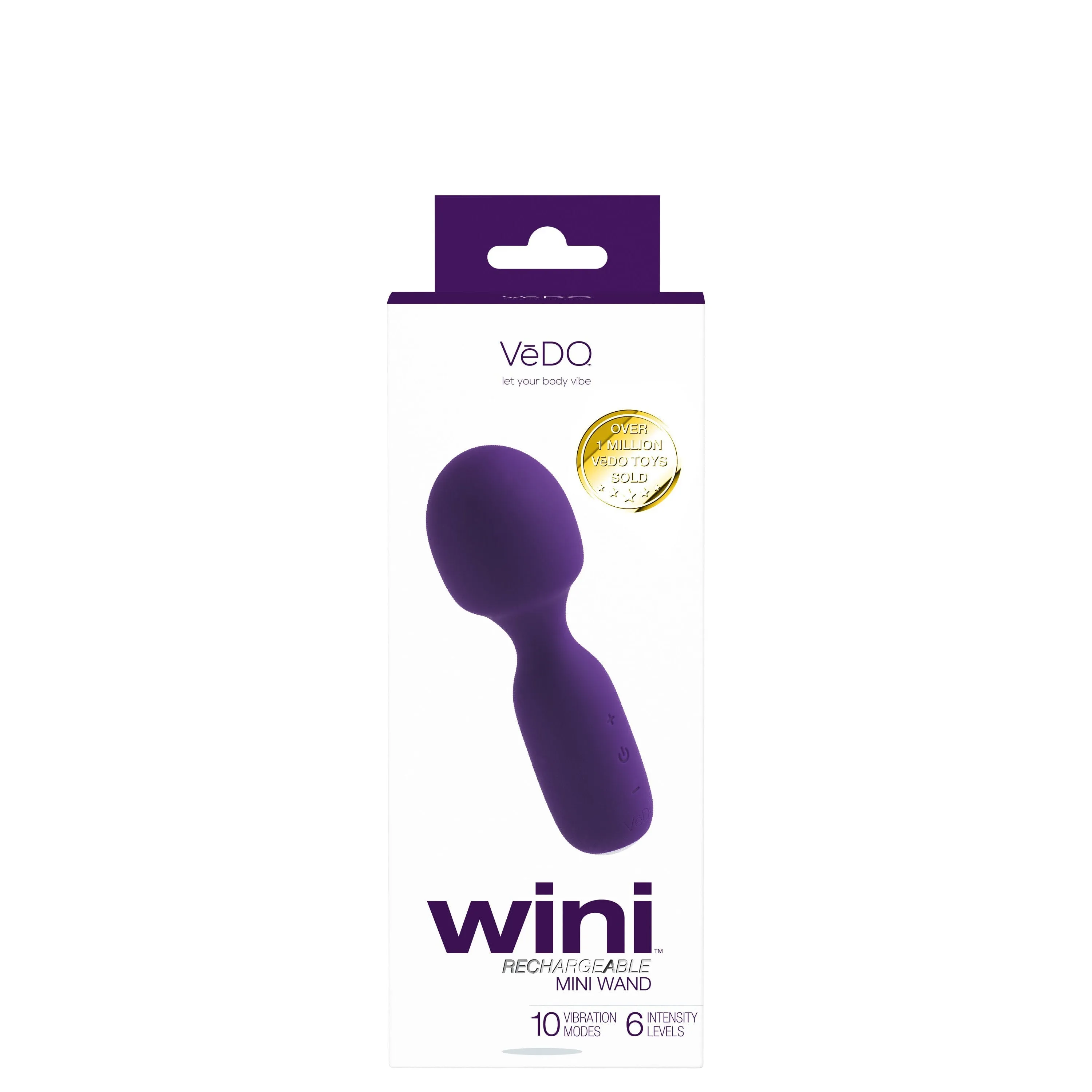 Wini Rechargeable Mini Wand - Purple