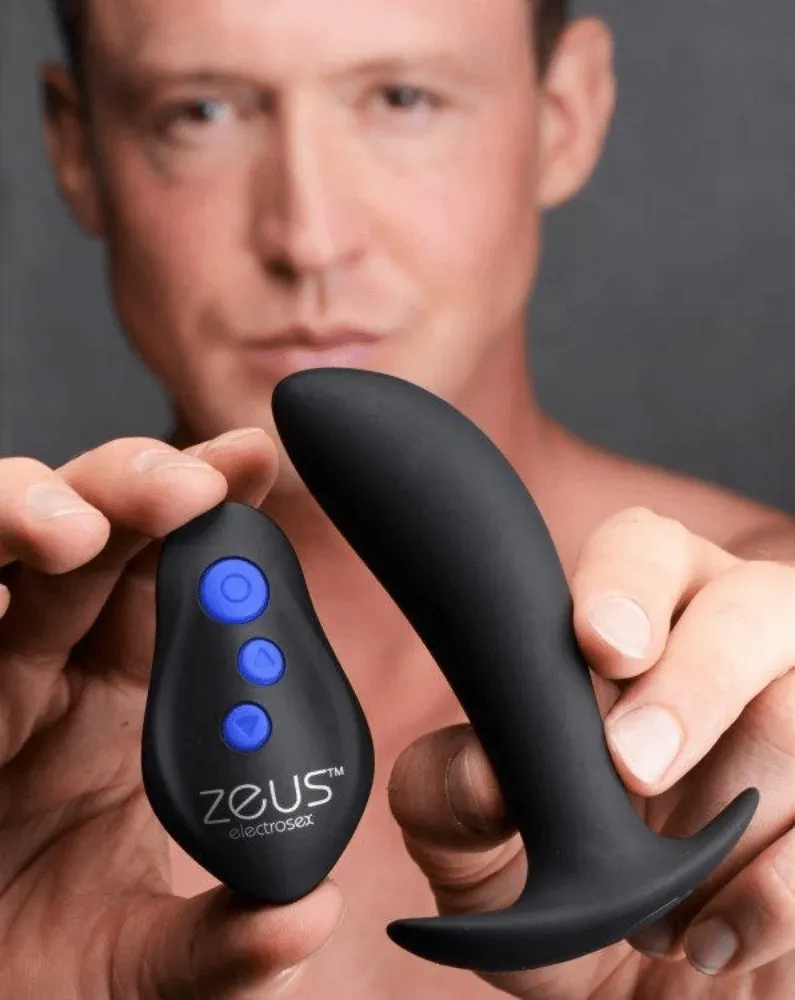 Ultimate Zeus Electrosex 64X Pro-Shocker Vibrating & E-Stim Prostate Massager Plug